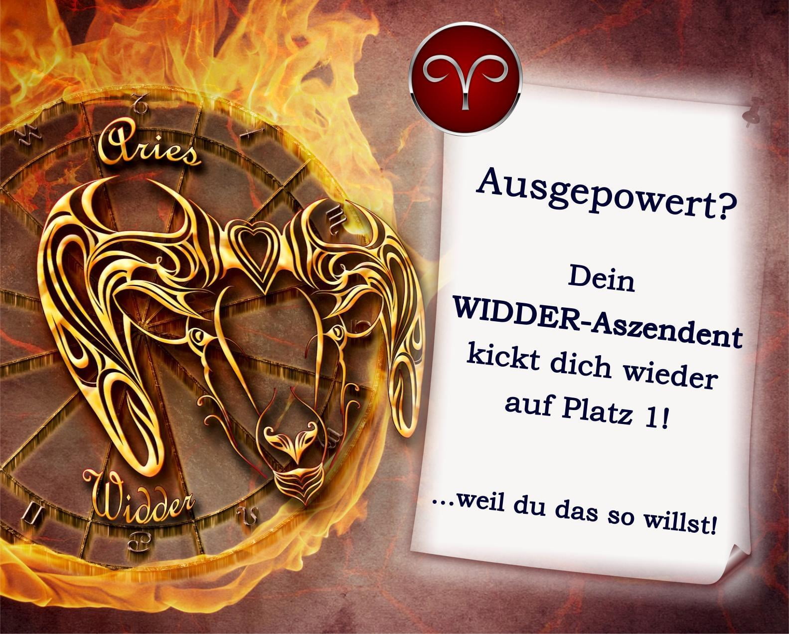 Der WIDDER-Aszendent als Quelle deiner Lebenskraft